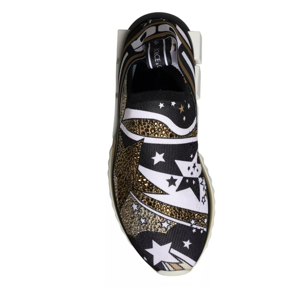 Fashionsarah.com Fashionsarah.com Dolce & Gabbana Multicolor Comet Star Print Sorrento Sneakers Shoes