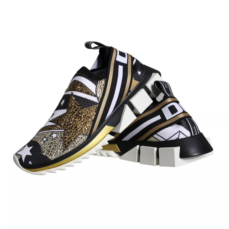 Fashionsarah.com Fashionsarah.com Dolce & Gabbana Multicolor Comet Star Print Sorrento Sneakers Shoes