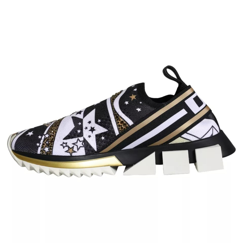 Fashionsarah.com Fashionsarah.com Dolce & Gabbana Multicolor Comet Star Print Sorrento Sneakers Shoes