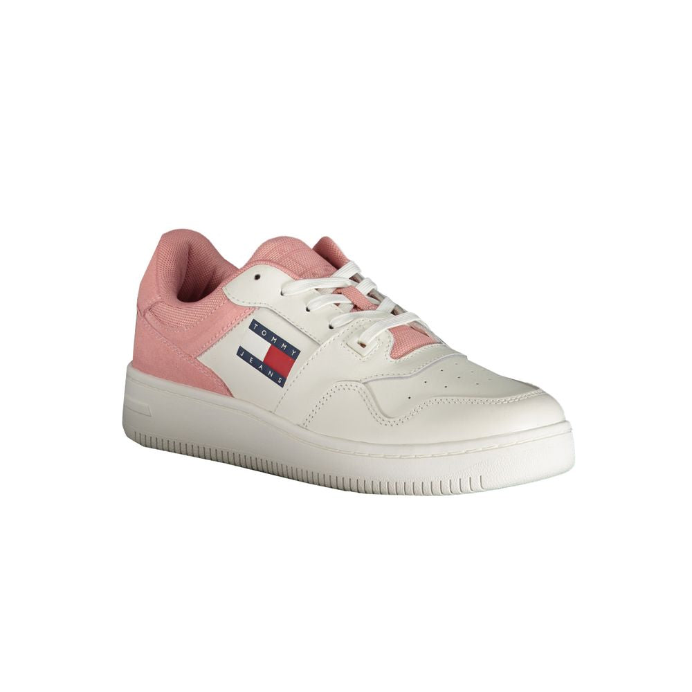 Fashionsarah.com Fashionsarah.com Tommy Hilfiger Pink Polyester Sneaker