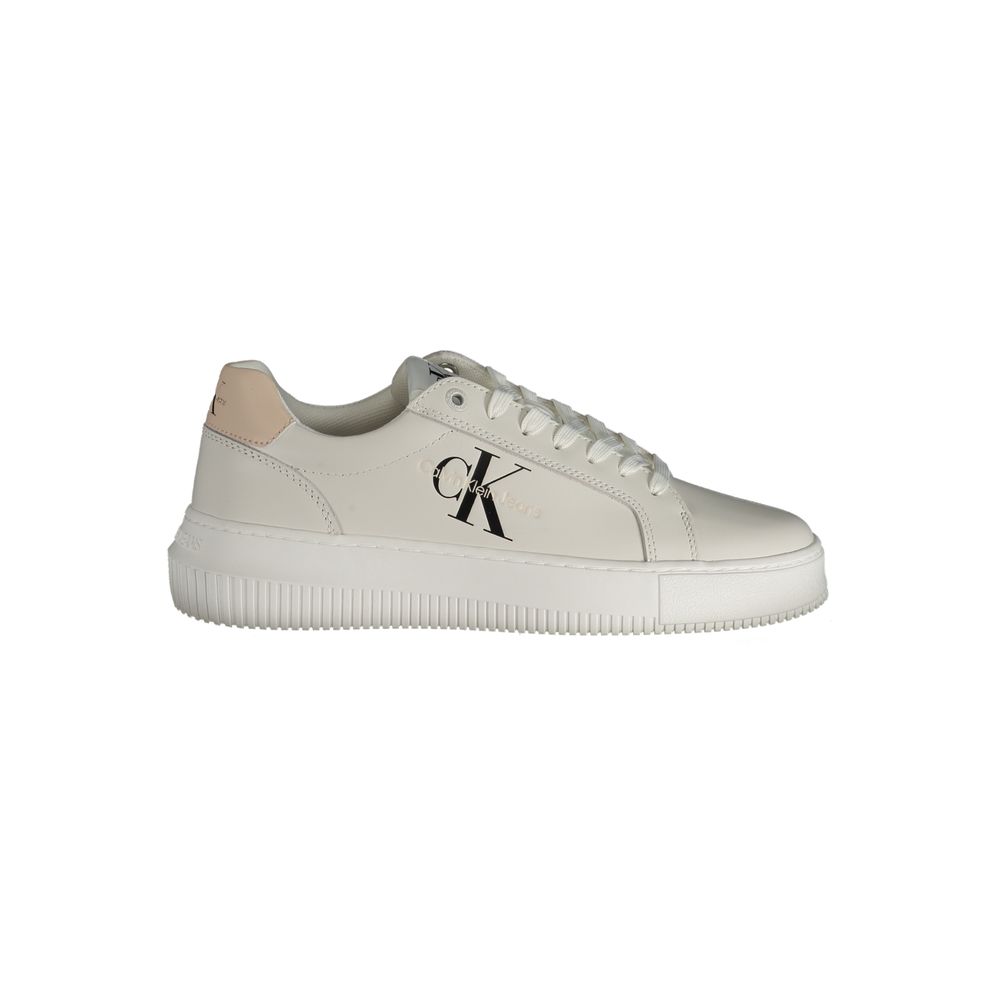 Fashionsarah.com Fashionsarah.com Calvin Klein White Polyester Sneaker