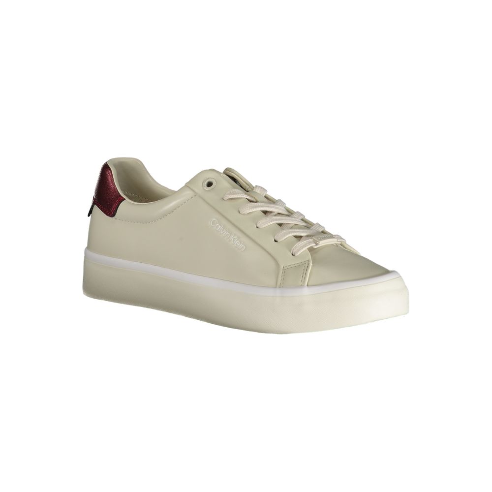 Fashionsarah.com Fashionsarah.com Calvin Klein Beige Polyester Sneaker