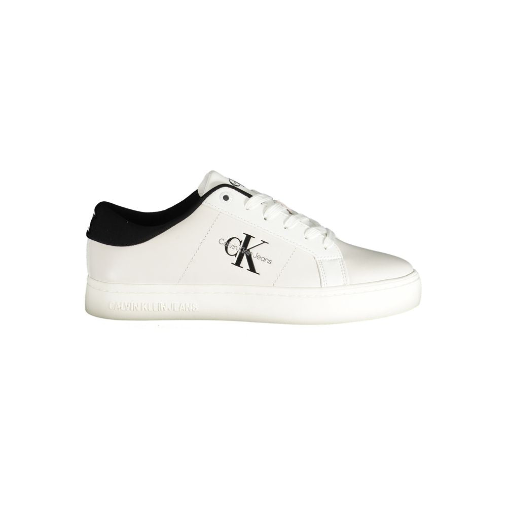 Fashionsarah.com Fashionsarah.com Calvin Klein White Polyester Sneaker