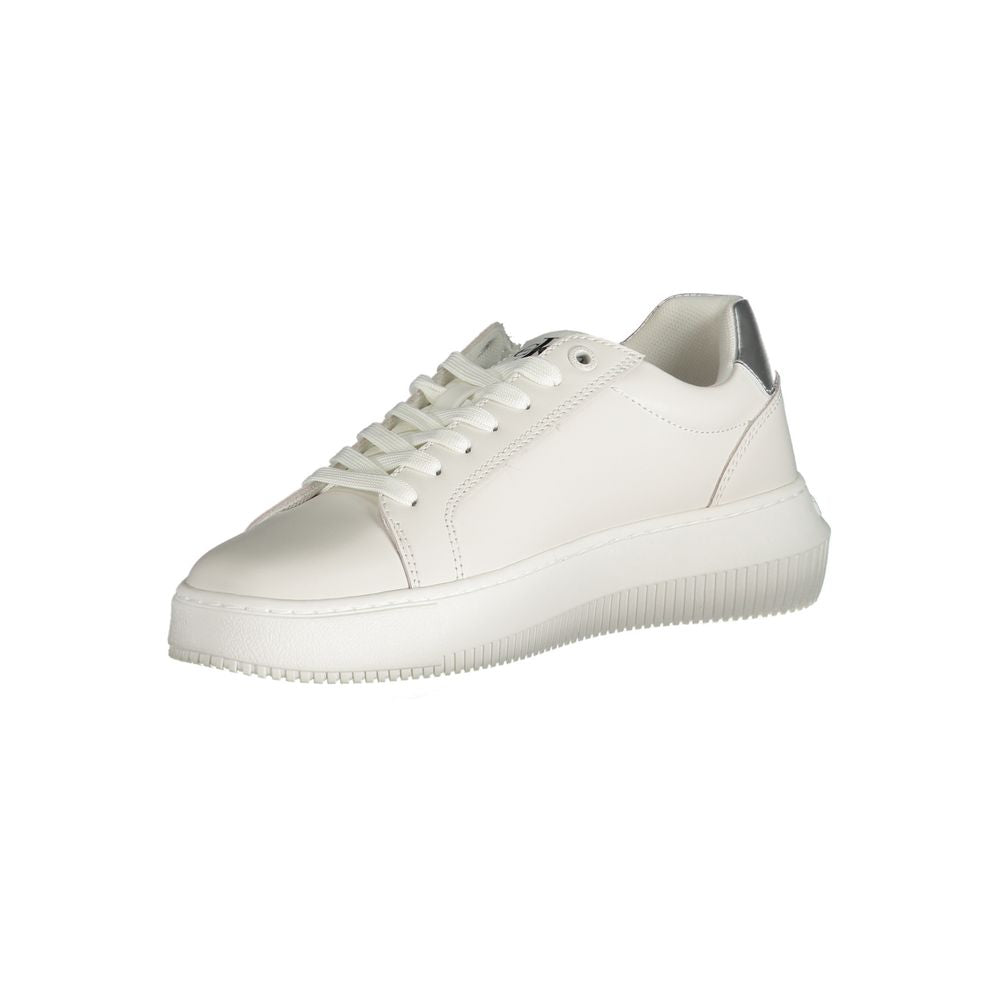 Fashionsarah.com Fashionsarah.com Calvin Klein White Polyester Sneaker