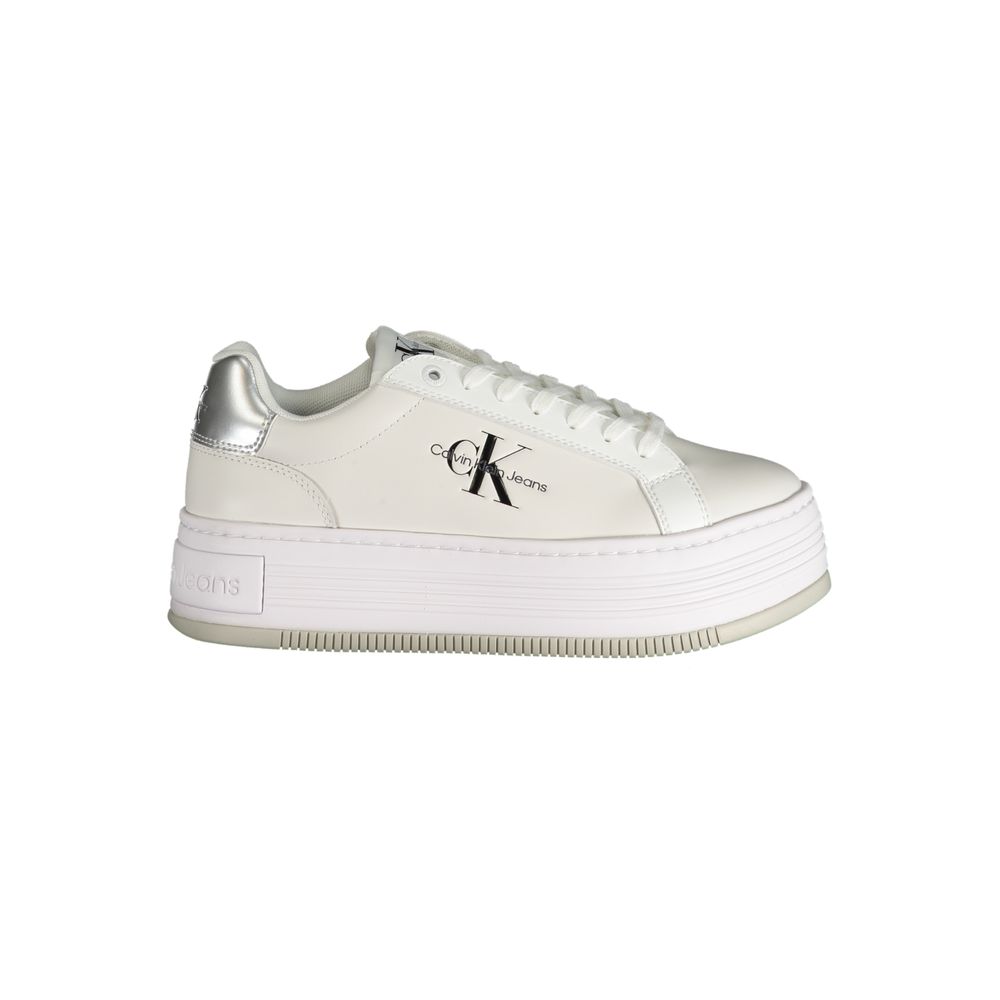 Fashionsarah.com Fashionsarah.com Calvin Klein White Polyester Sneaker