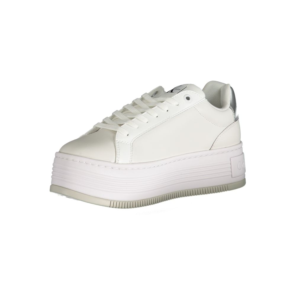 Fashionsarah.com Fashionsarah.com Calvin Klein White Polyester Sneaker