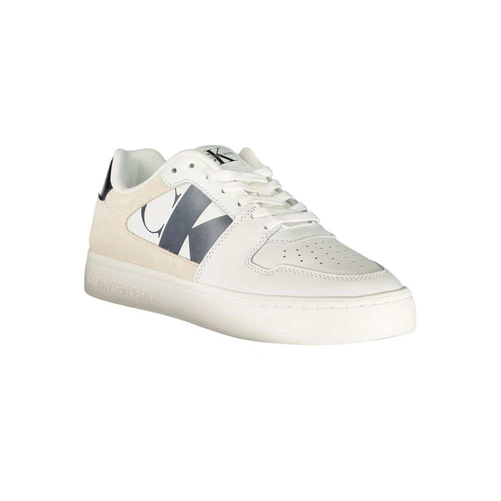 Fashionsarah.com Fashionsarah.com Calvin Klein White Polyester Sneaker