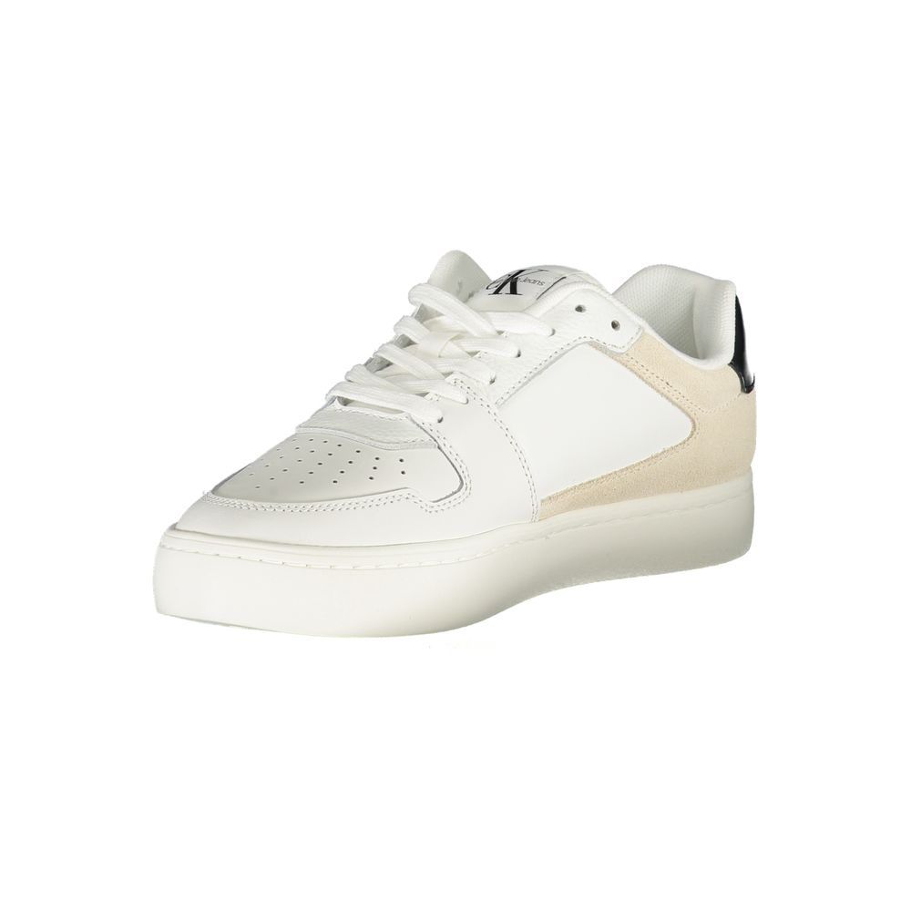 Fashionsarah.com Fashionsarah.com Calvin Klein White Polyester Sneaker