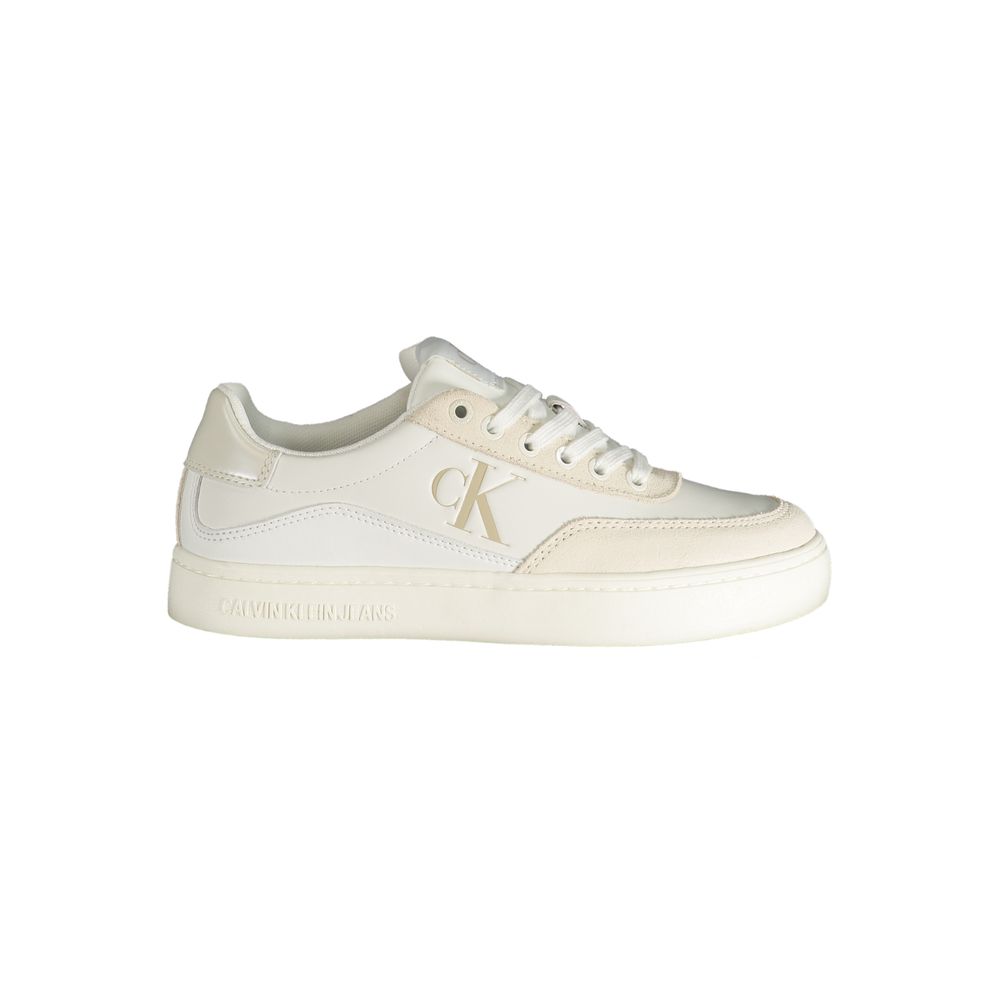 Fashionsarah.com Fashionsarah.com Calvin Klein White Polyester Sneaker