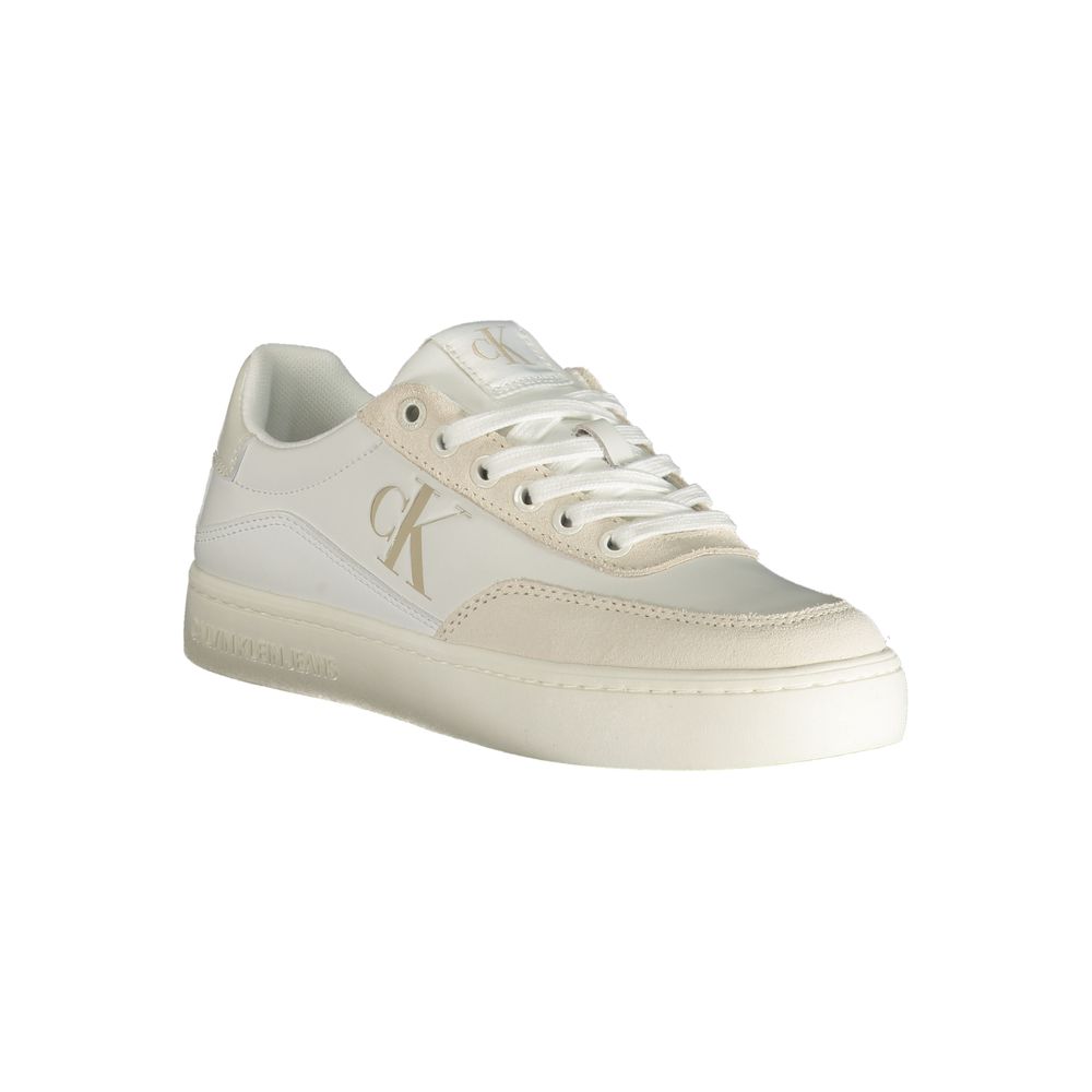 Fashionsarah.com Fashionsarah.com Calvin Klein White Polyester Sneaker