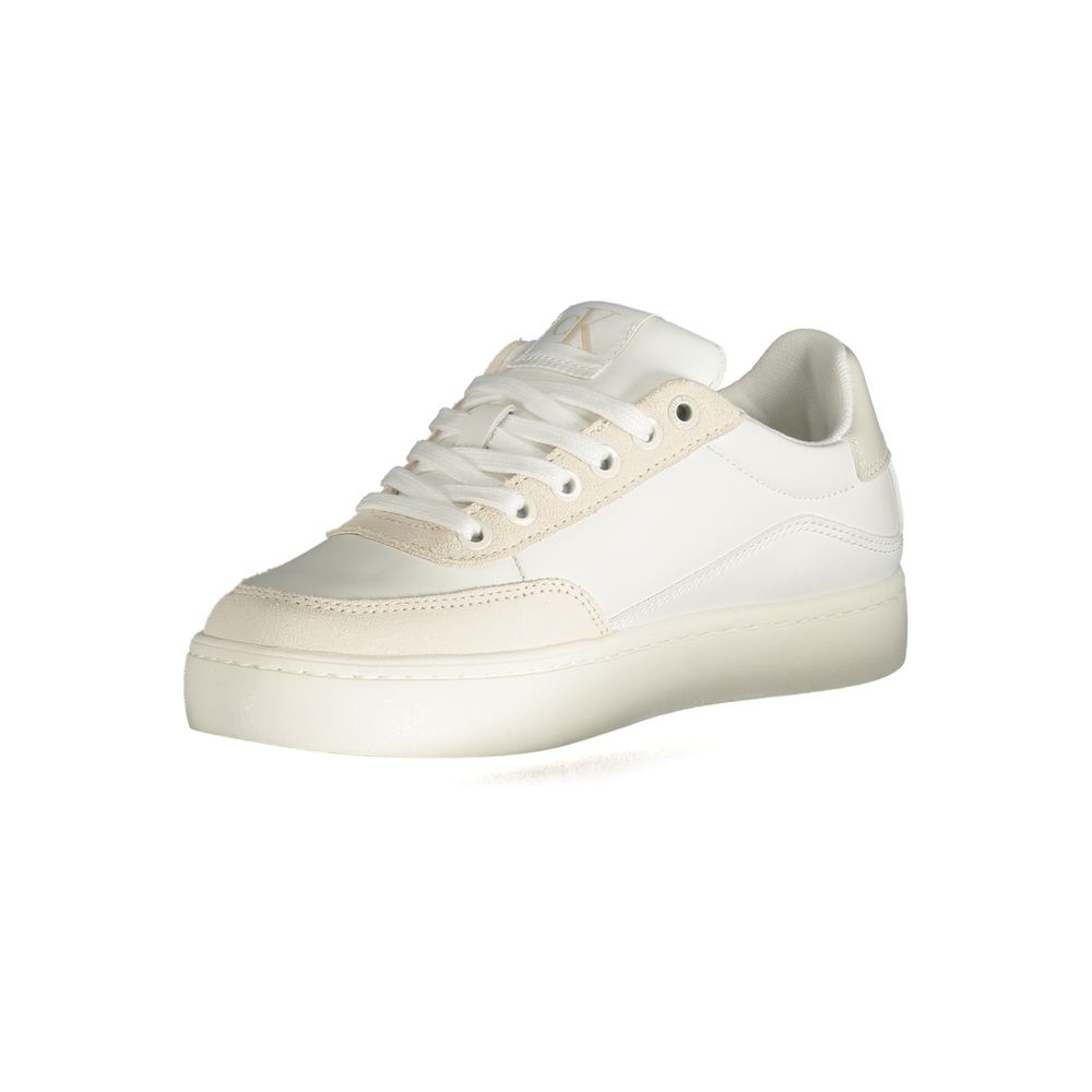 Fashionsarah.com Fashionsarah.com Calvin Klein White Polyester Sneaker