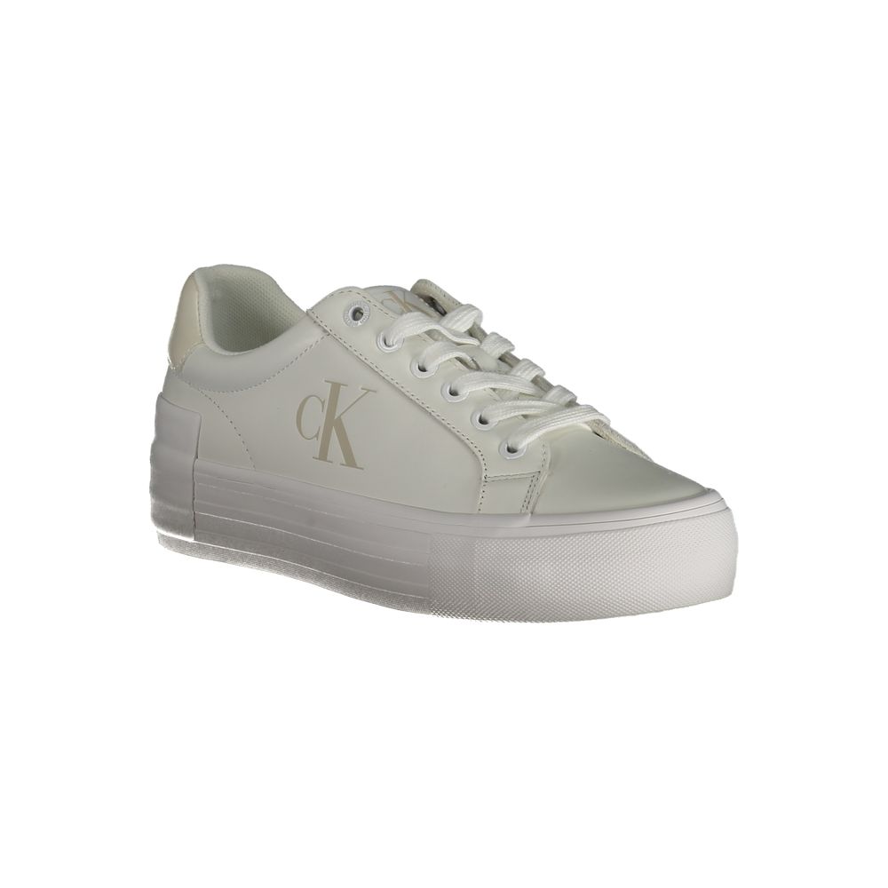 Fashionsarah.com Fashionsarah.com Calvin Klein White Polyester Sneaker