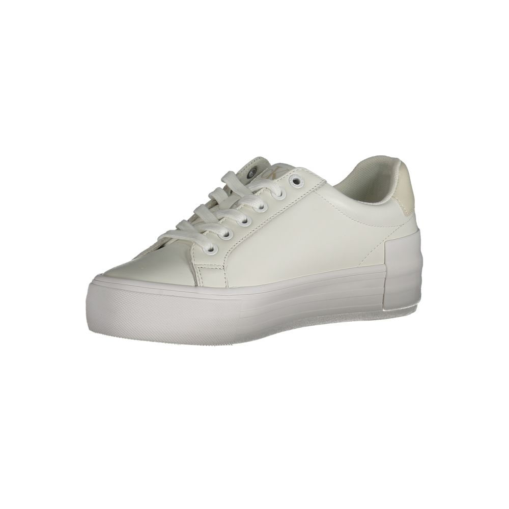 Fashionsarah.com Fashionsarah.com Calvin Klein White Polyester Sneaker