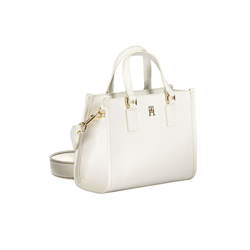 Fashionsarah.com Fashionsarah.com Tommy Hilfiger White Polyethylene Handbag