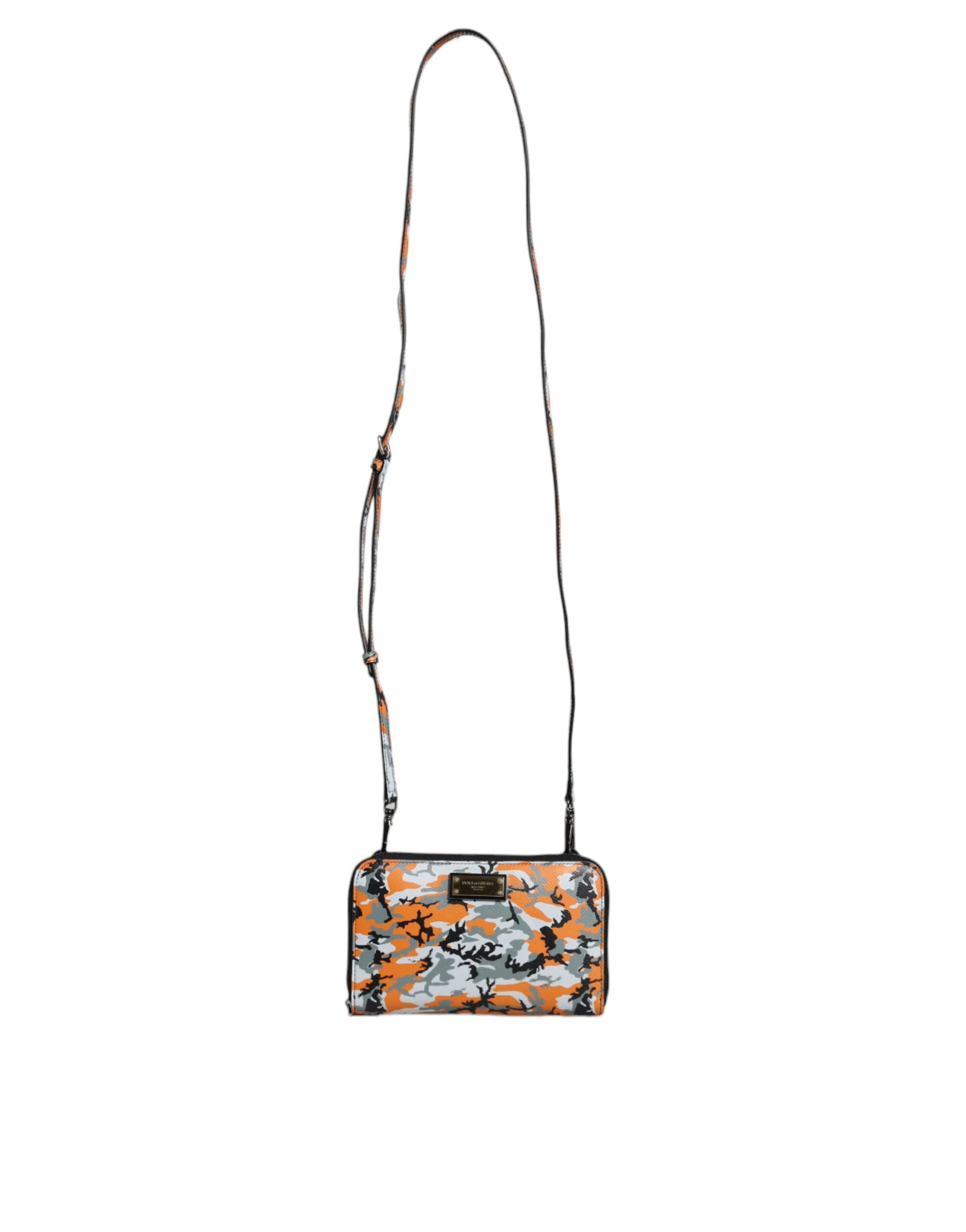 Dolce & Gabbana Multicolor Camouflage Leather Purse Cross Body Bag | Fashionsarah.com