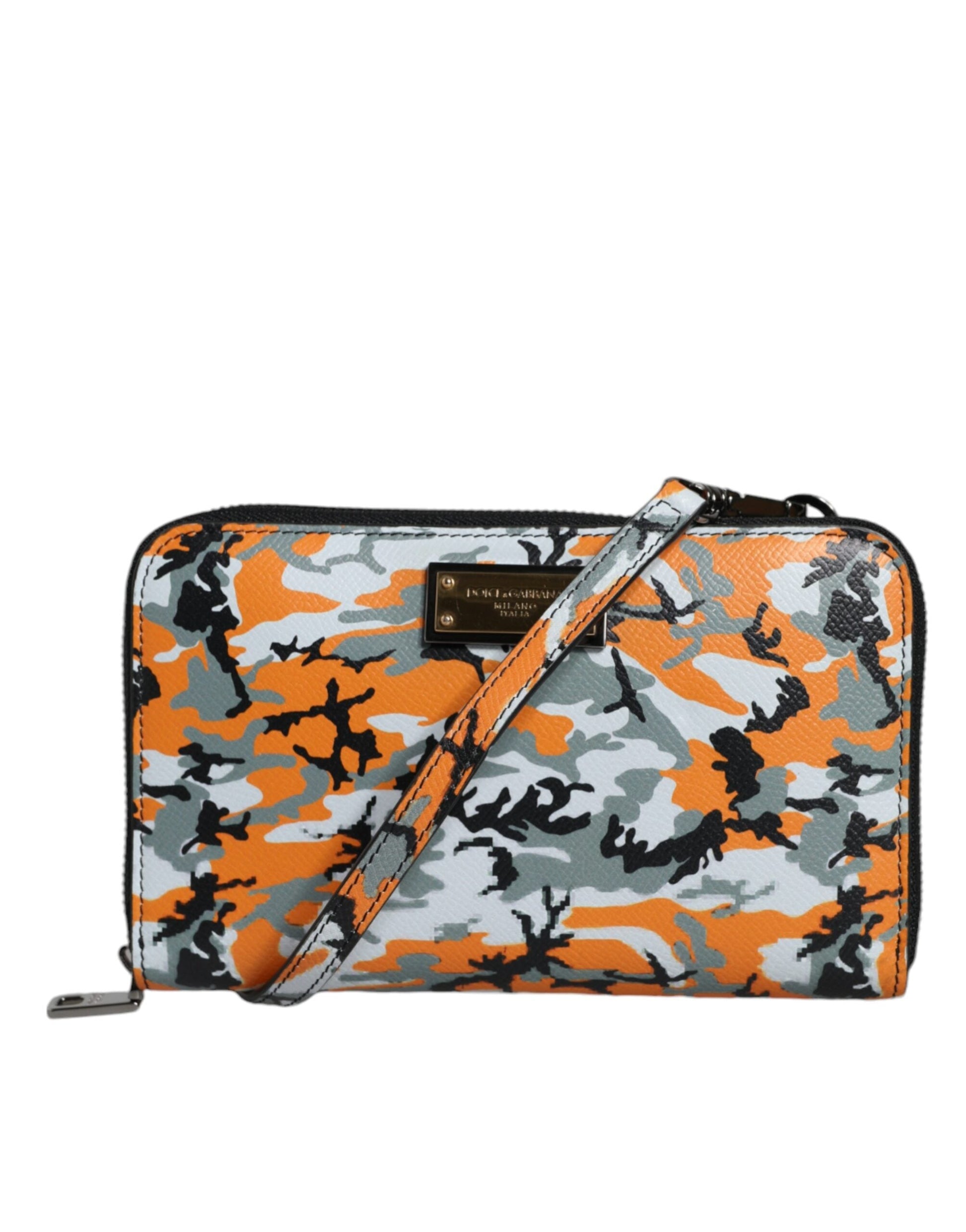 Dolce & Gabbana Multicolor Camouflage Leather Purse Cross Body Bag | Fashionsarah.com