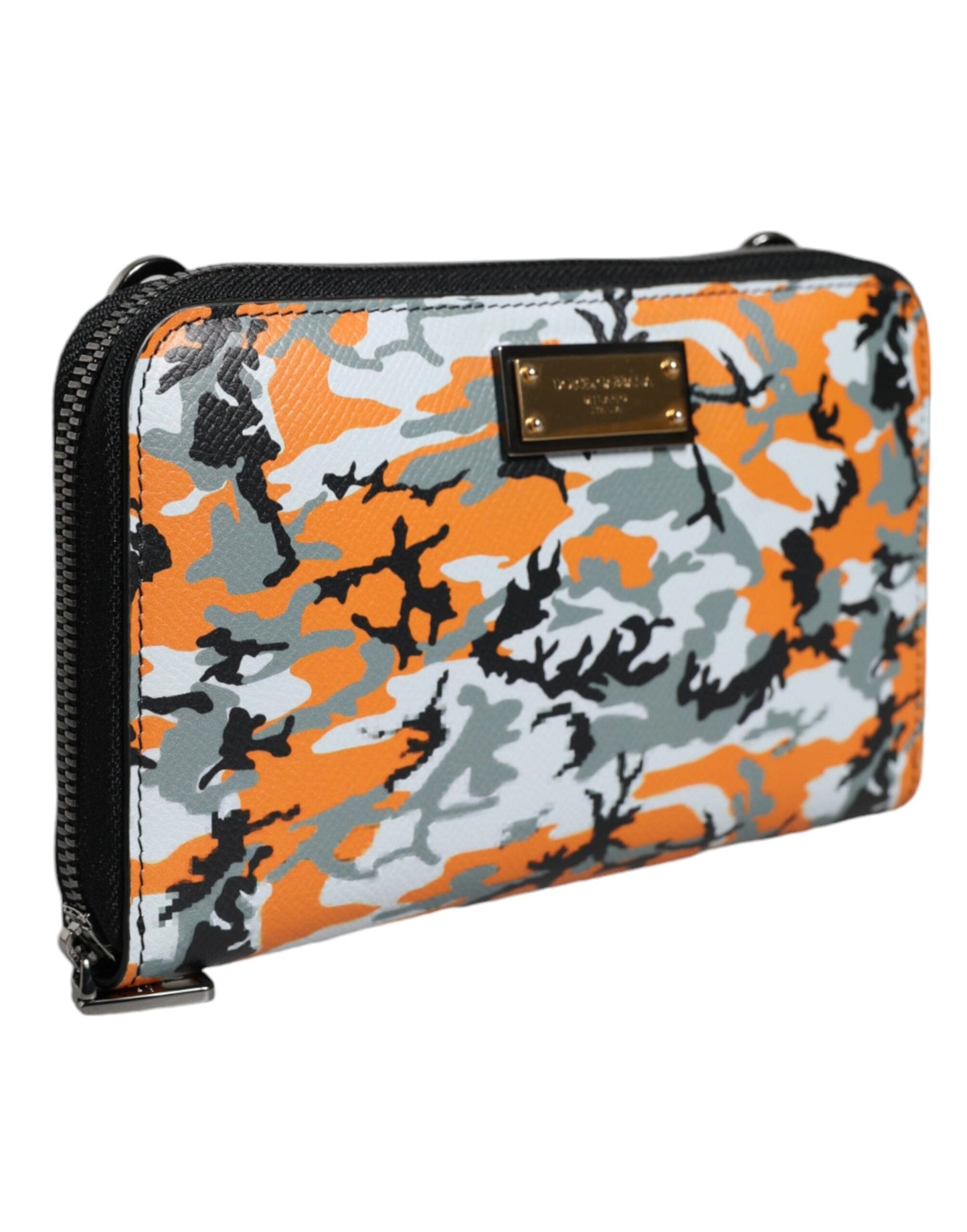 Dolce & Gabbana Multicolor Camouflage Leather Purse Cross Body Bag | Fashionsarah.com