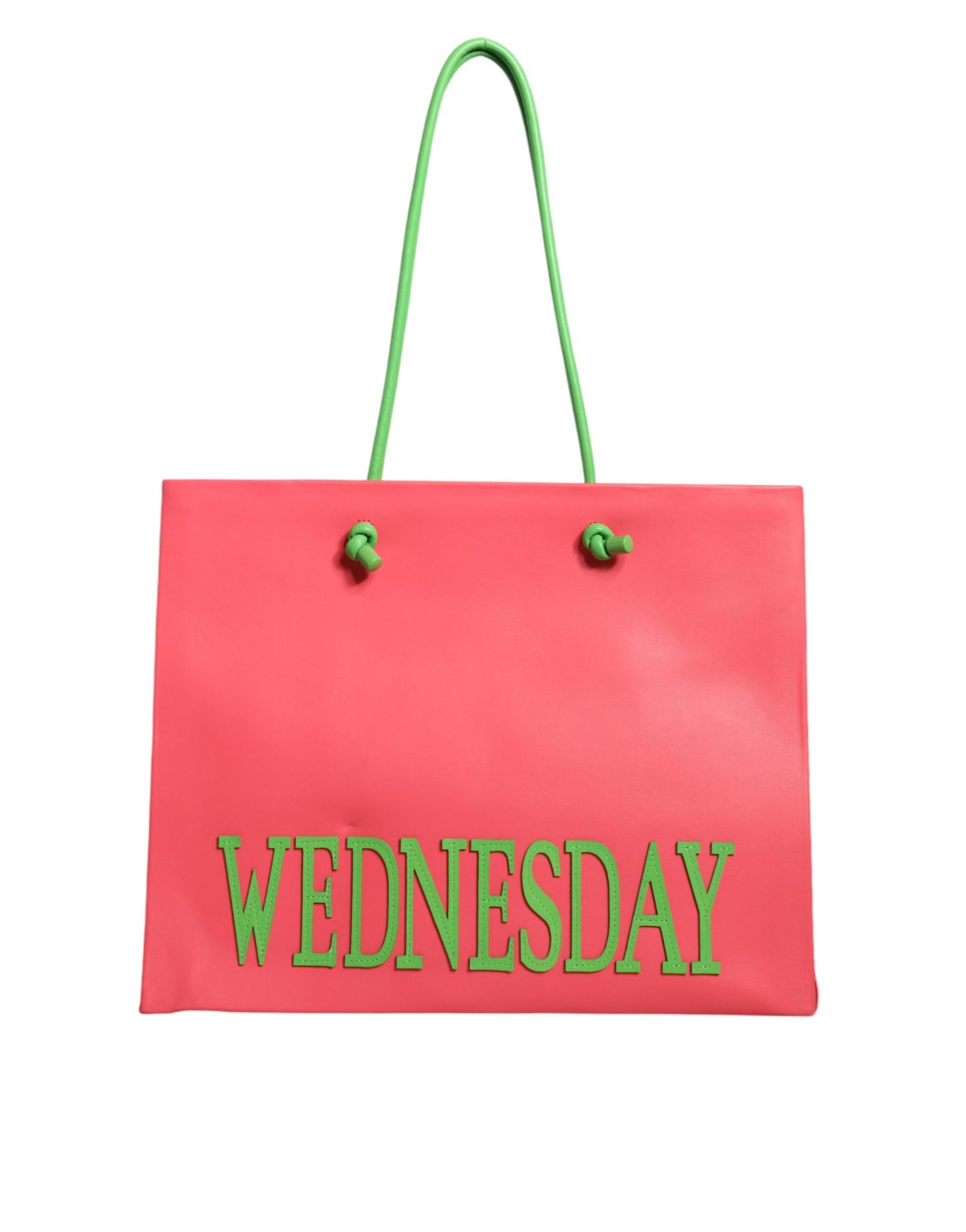 Fashionsarah.com Fashionsarah.com Alberta Ferretti Pink Leather Weekend Wednesday Shopping Tote Bag