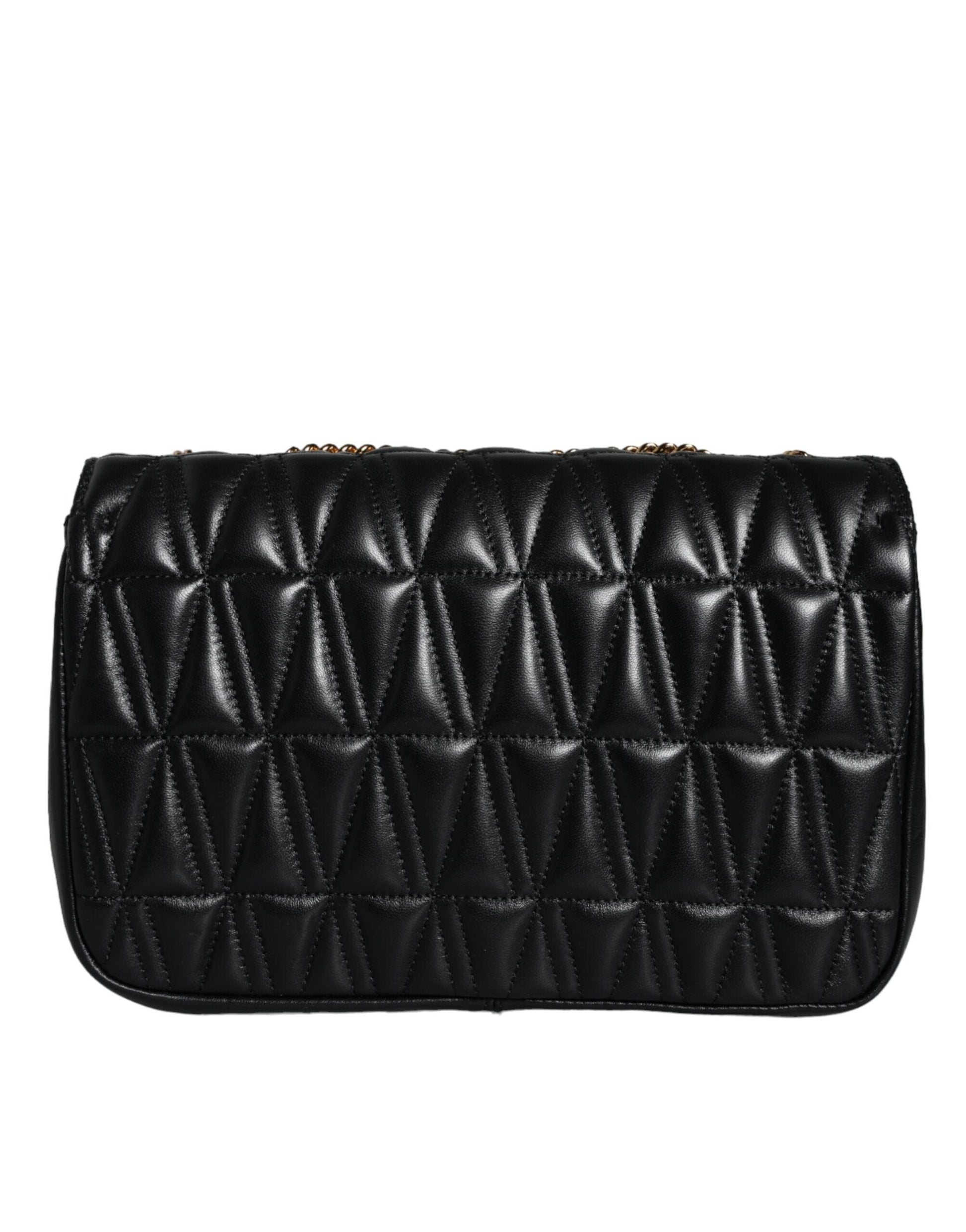 Fashionsarah.com Fashionsarah.com Versace Black Mini Nappa Leather Crossbody Shoulder Bag