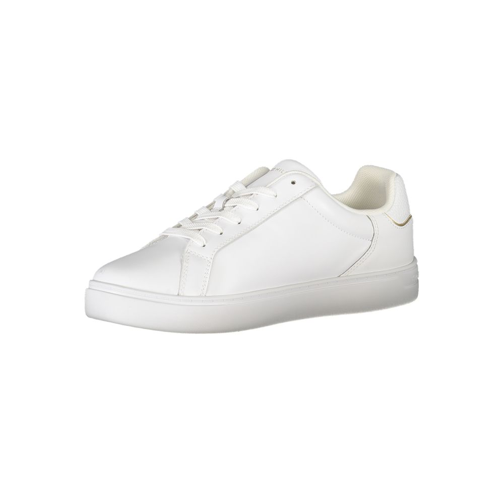 Tommy Hilfiger White Leather Women Sneaker | Fashionsarah.com