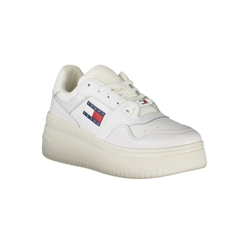 Fashionsarah.com Fashionsarah.com Tommy Hilfiger White Polyester Sneaker