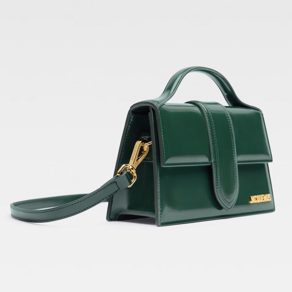 Fashionsarah.com Fashionsarah.com Jacquemus Green Leather Crossbody Bag