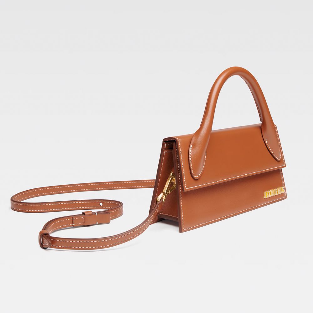 Fashionsarah.com Fashionsarah.com Jacquemus Brown Leather Crossbody Bag