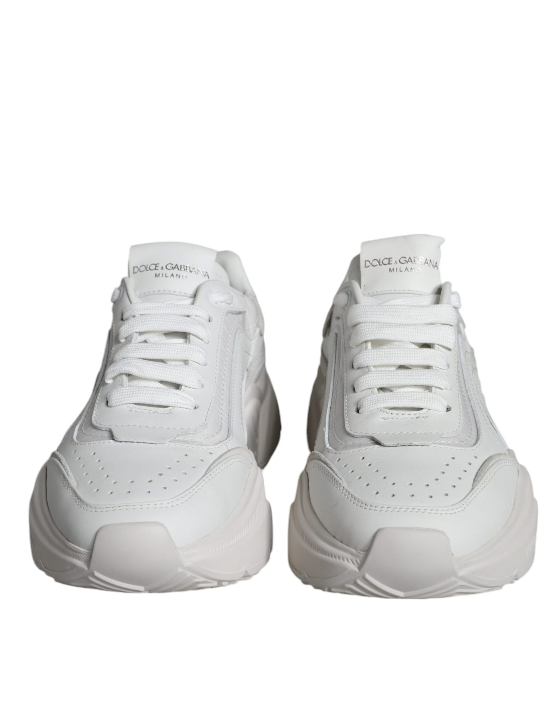 Dolce & Gabbana White Daymaster Low Top Sneakers Shoes | Fashionsarah.com