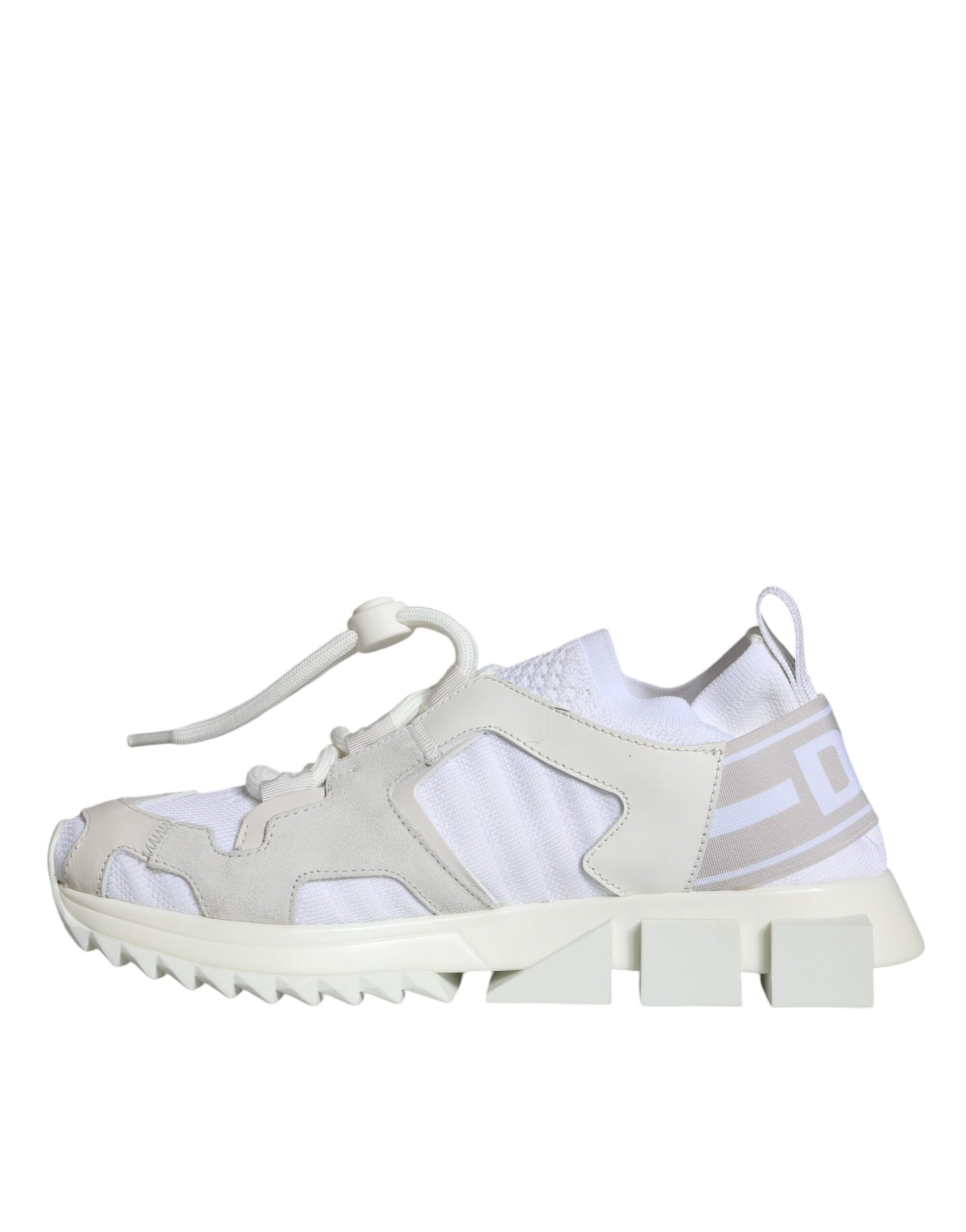 Fashionsarah.com Fashionsarah.com Dolce & Gabbana White Mesh Sorrento Trekking Sneakers Shoes