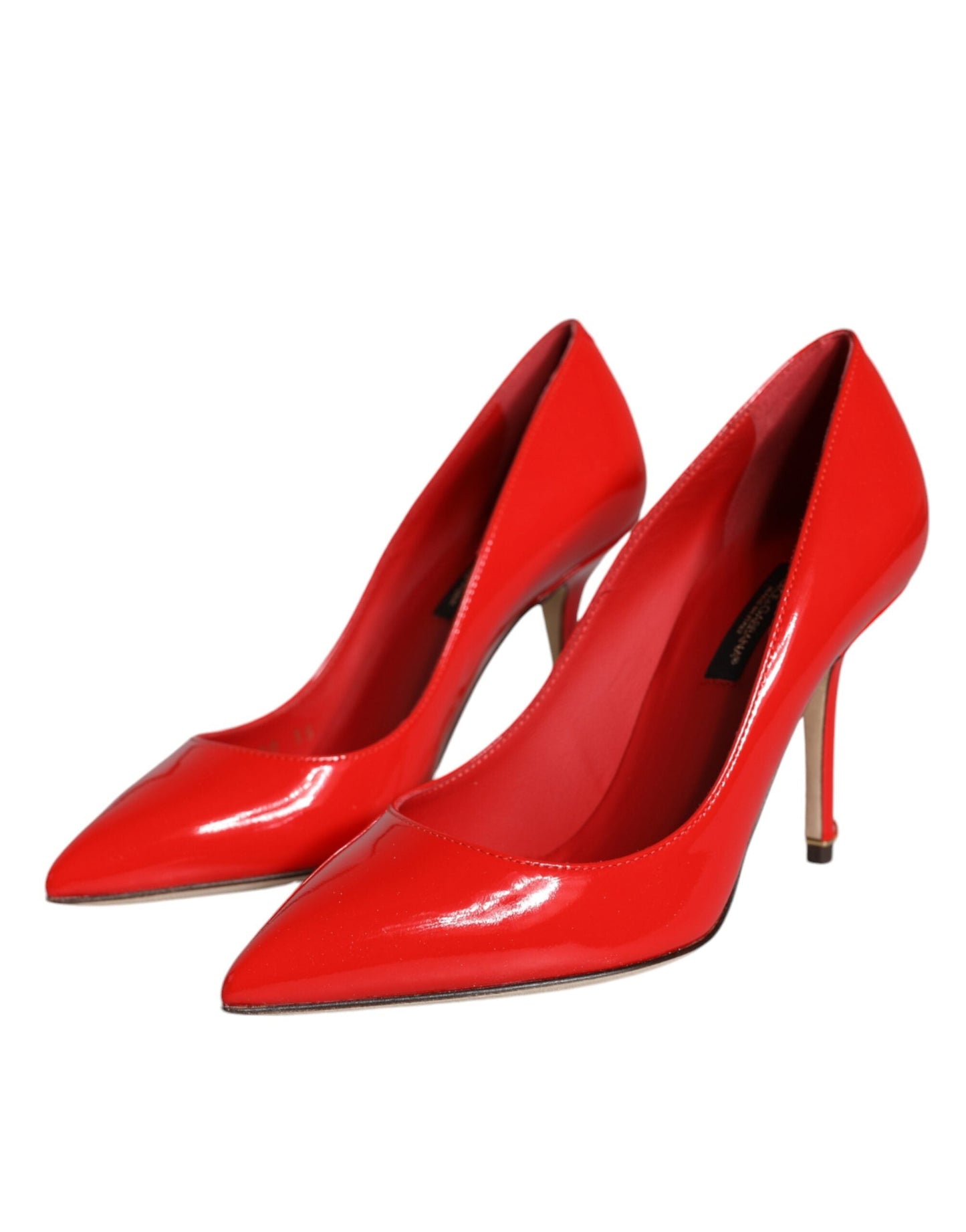 Dolce & Gabbana Red Patent Leather Bellucci Heel Pumps Shoes | Fashionsarah.com