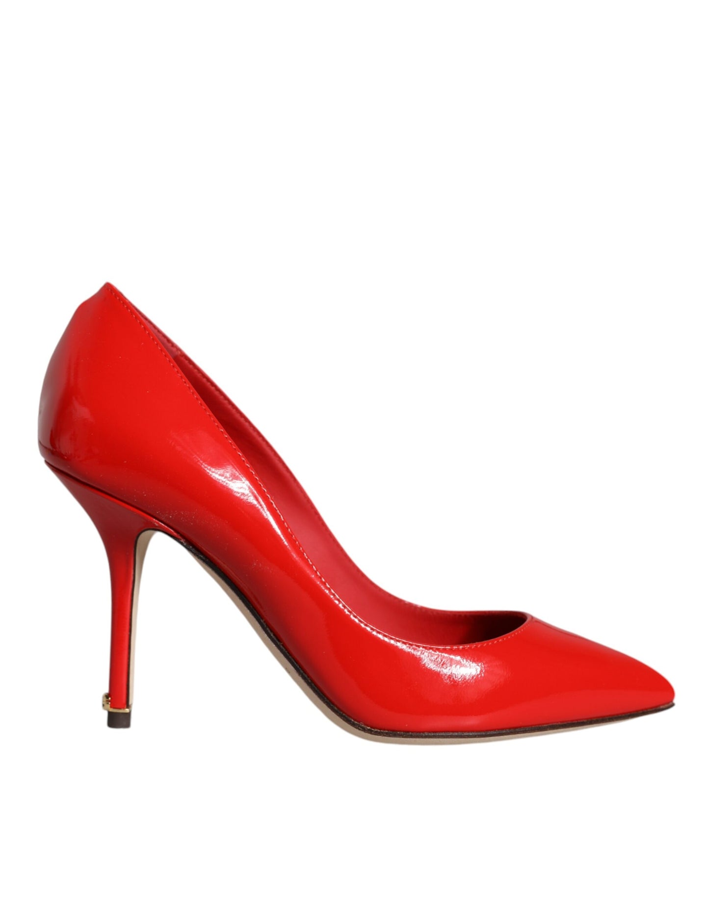 Dolce & Gabbana Red Patent Leather Bellucci Heel Pumps Shoes | Fashionsarah.com