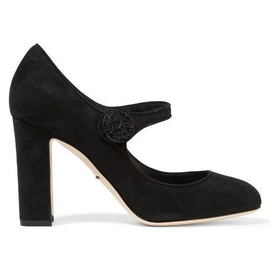 Fashionsarah.com Fashionsarah.com Dolce & Gabbana Black Leather Di Capra Pump