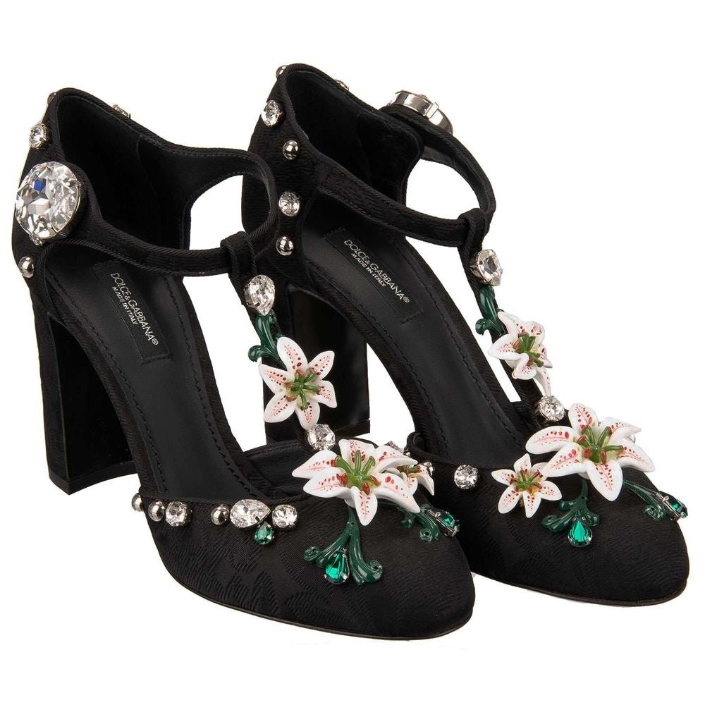 Fashionsarah.com Fashionsarah.com Dolce & Gabbana Black Viscose Pump