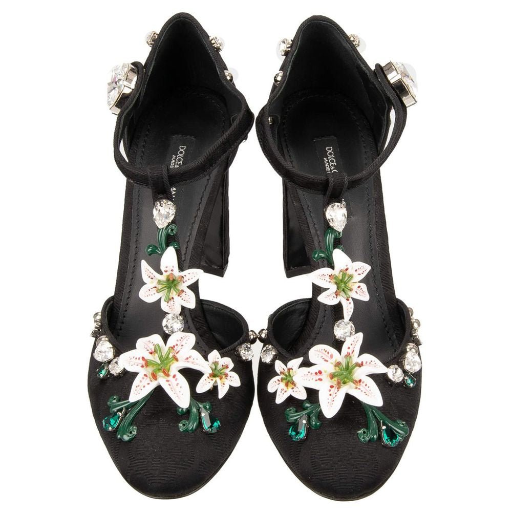 Fashionsarah.com Fashionsarah.com Dolce & Gabbana Black Viscose Pump