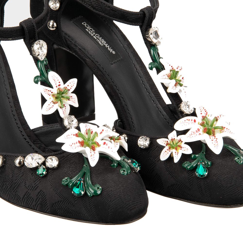 Fashionsarah.com Fashionsarah.com Dolce & Gabbana Black Viscose Pump