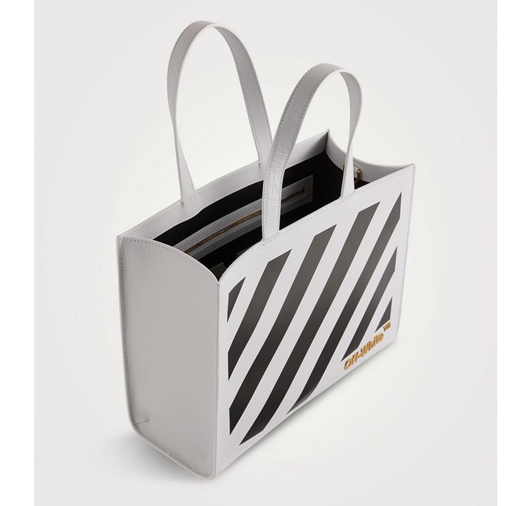 Off-White White Leather Crossbody Bag | Fashionsarah.com