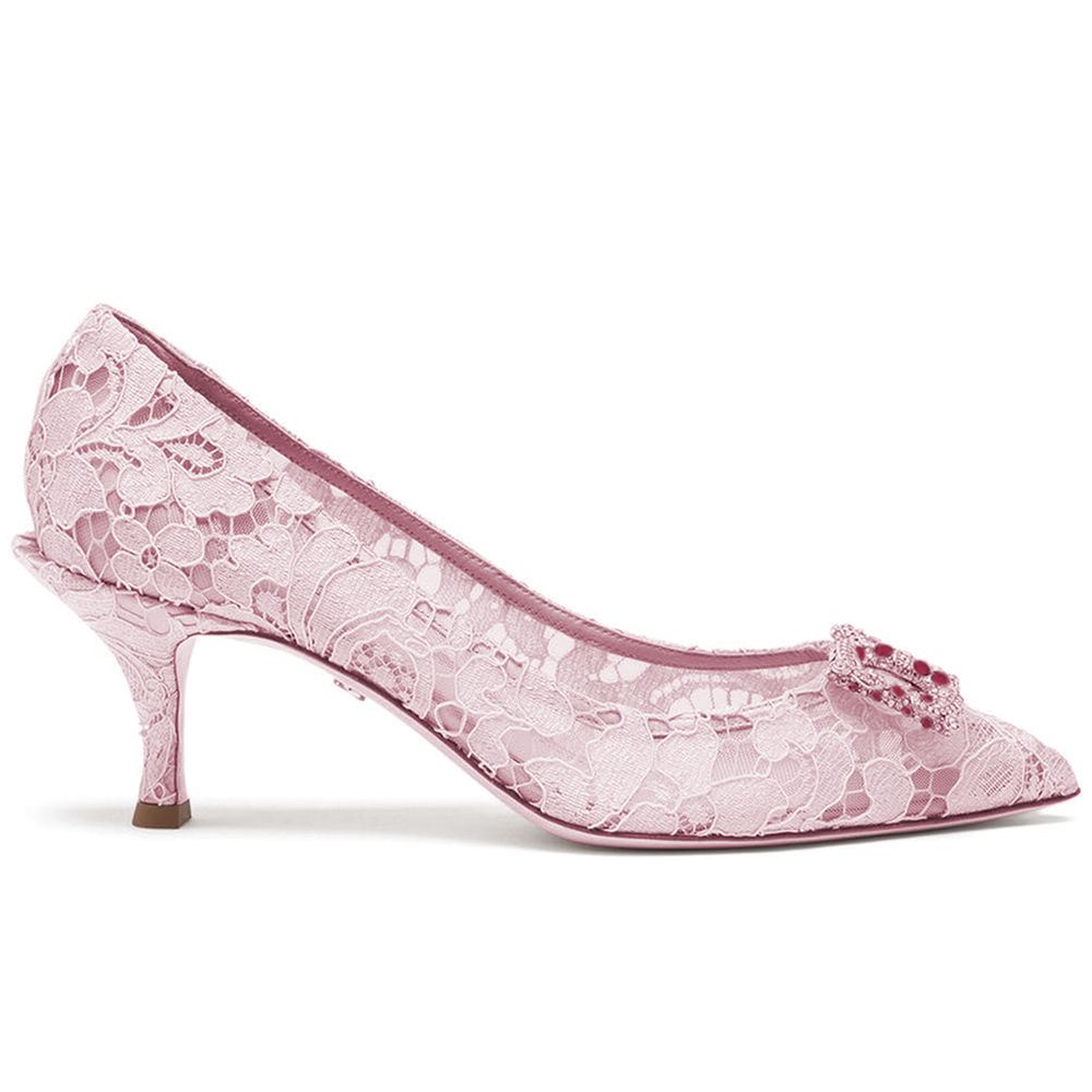 Fashionsarah.com Fashionsarah.com Dolce & Gabbana Pink Viscose Pump