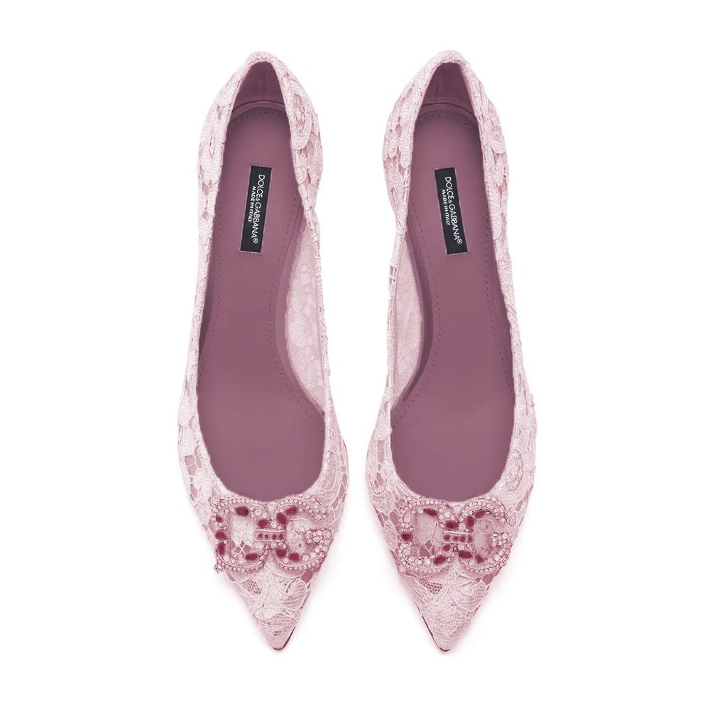 Fashionsarah.com Fashionsarah.com Dolce & Gabbana Pink Viscose Pump