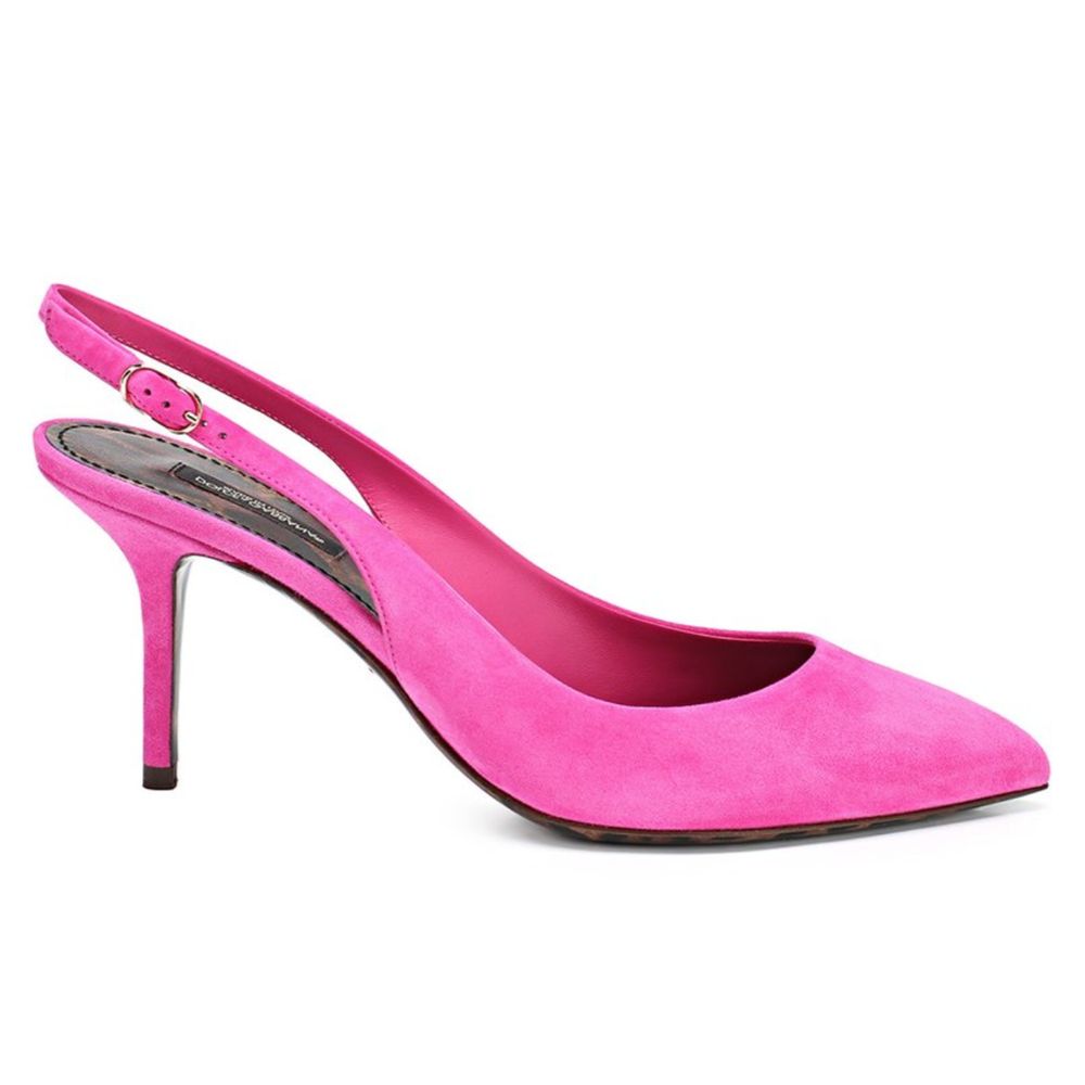 Fashionsarah.com Fashionsarah.com Dolce & Gabbana Fuchsia Leather Di Capra Pump