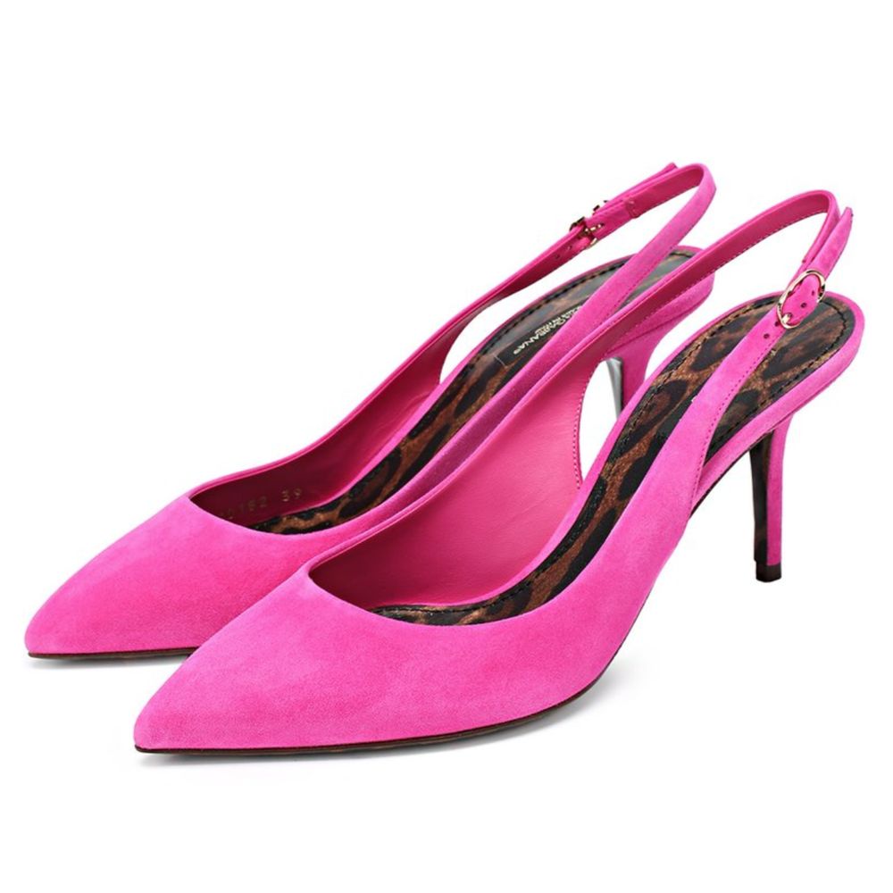 Fashionsarah.com Fashionsarah.com Dolce & Gabbana Fuchsia Leather Di Capra Pump