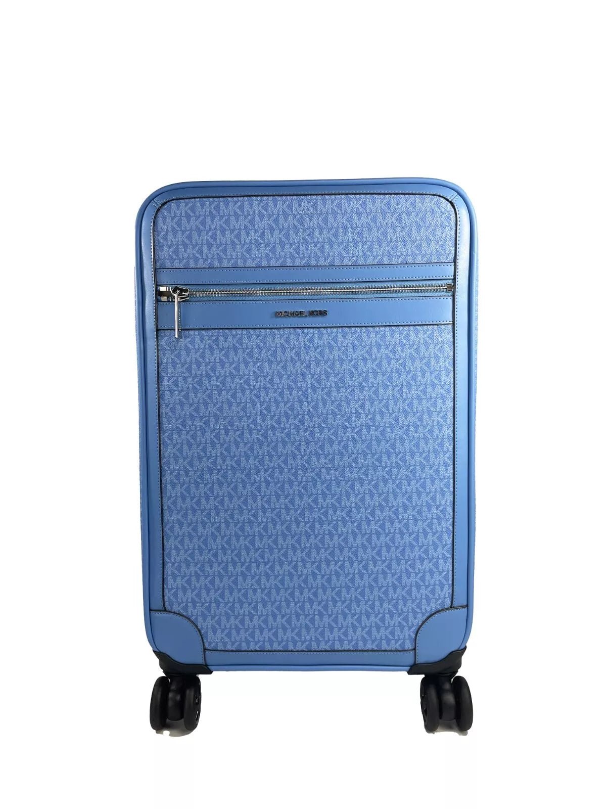 Fashionsarah.com Fashionsarah.com Michael Kors Travel Small Pacific Blue Signature Trolley Rolling Suitcase Carry On