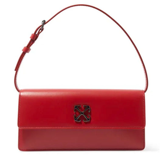 Fashionsarah.com Fashionsarah.com Off-White Red Leather Handbag