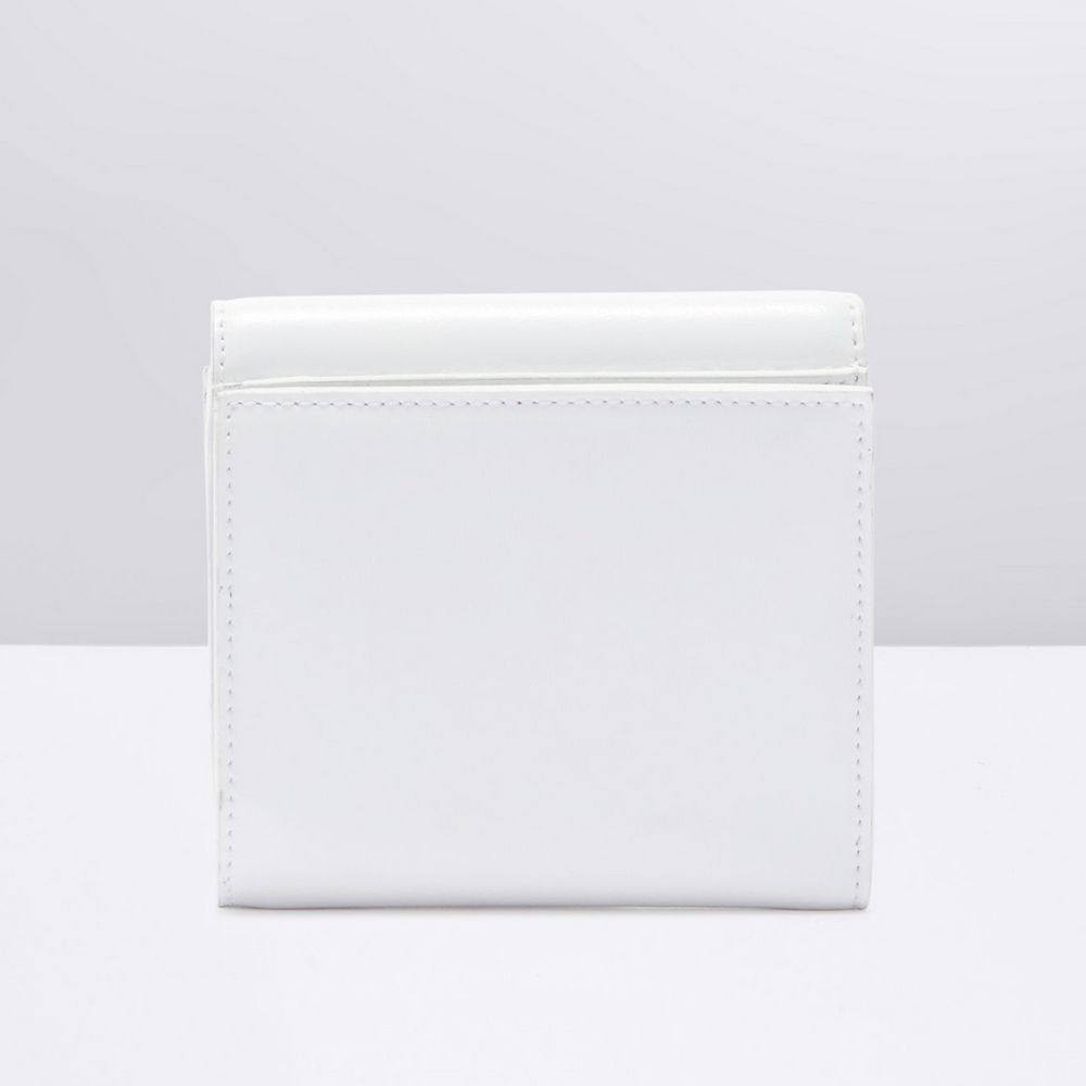 Fashionsarah.com Fashionsarah.com Off-White White Leather Wallet