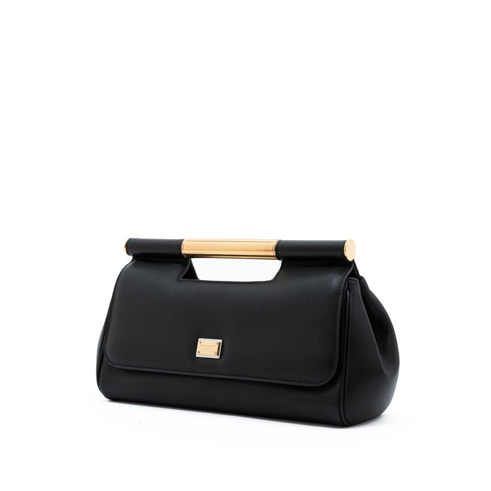 Dolce & Gabbana Black Leather Handbag | Fashionsarah.com