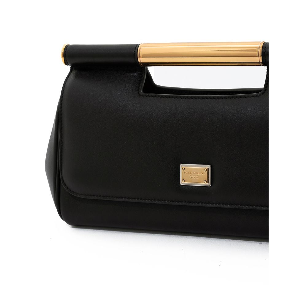 Dolce & Gabbana Black Leather Handbag | Fashionsarah.com