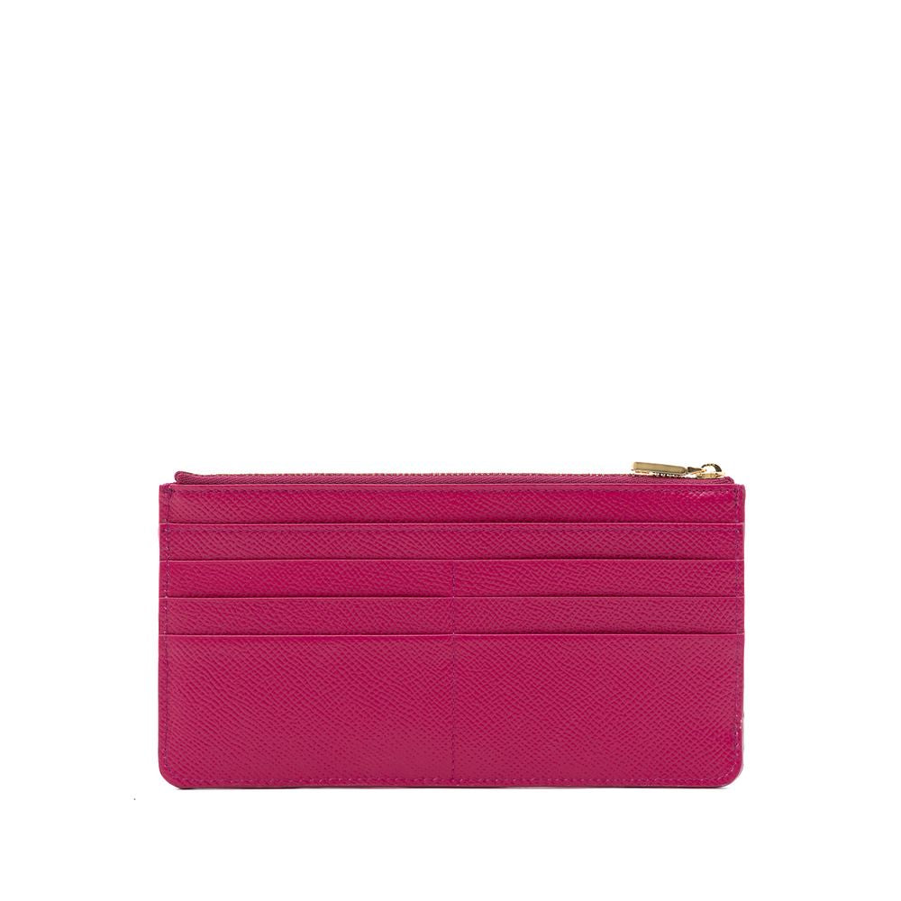 Fashionsarah.com Fashionsarah.com Dolce & Gabbana Fuchsia Leather Wallet