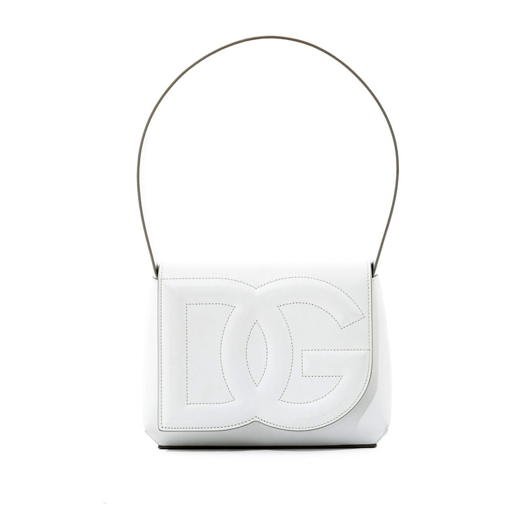 Fashionsarah.com Fashionsarah.com Dolce & Gabbana White Leather Handbag