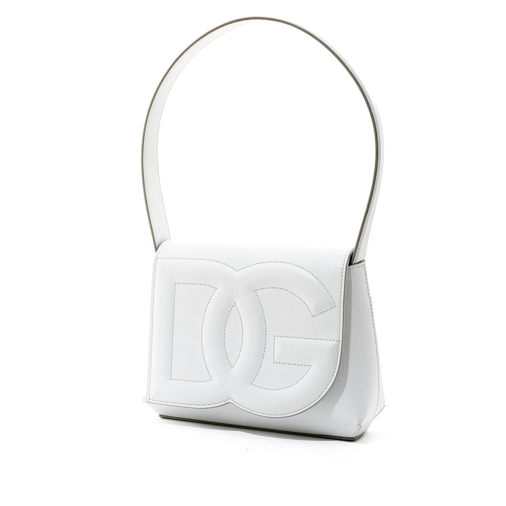 Fashionsarah.com Fashionsarah.com Dolce & Gabbana White Leather Handbag