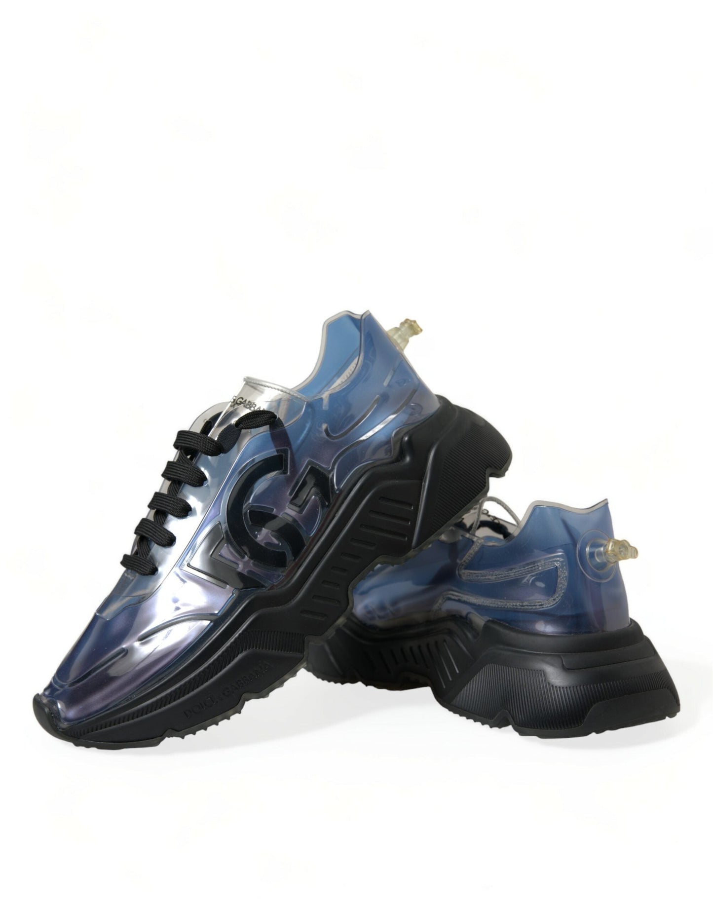 Dolce & Gabbana Elevate Your Style with Chic Blue Sneakers | Fashionsarah.com