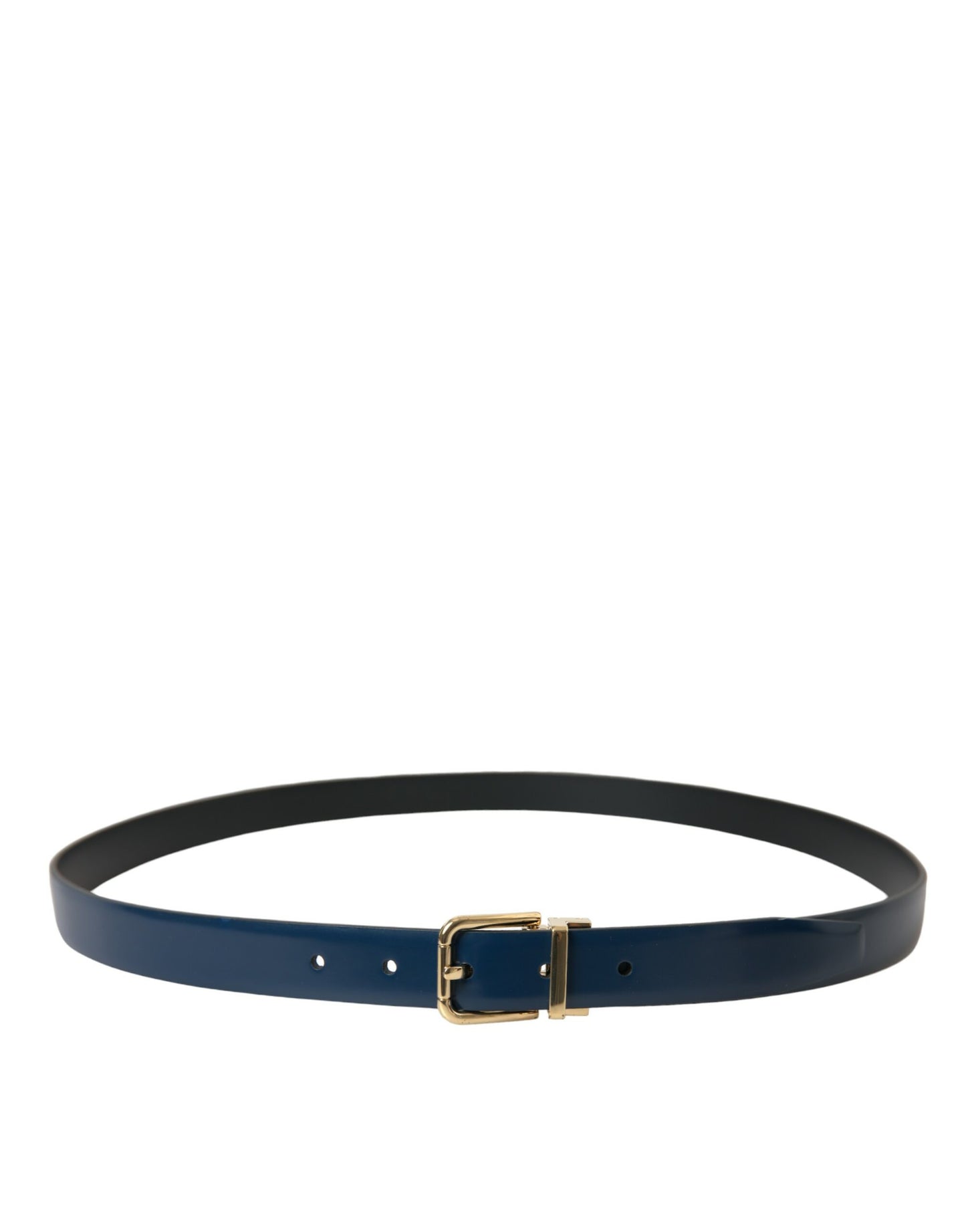 Fashionsarah.com Fashionsarah.com Dolce & Gabbana Elegant Blue Calf Leather Belt